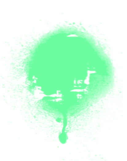 Single Green Splotch