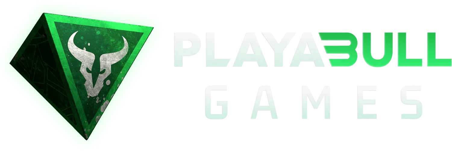 Playabull Games logo with pyramid